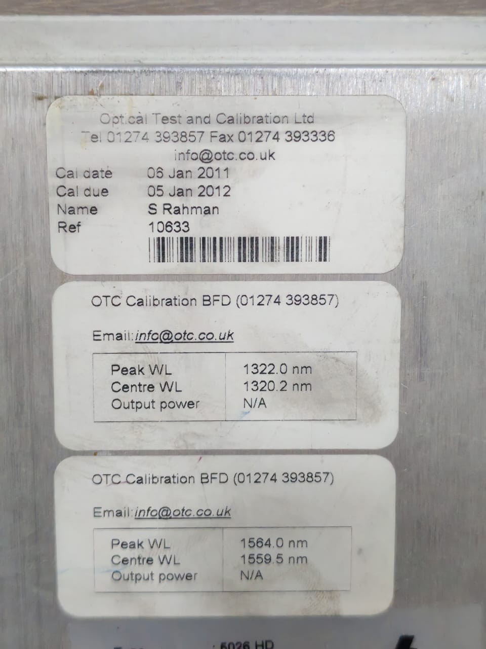 ACTERNA OTDR-HD ACTERNA 5026 HD MODULE OTDR HD 8