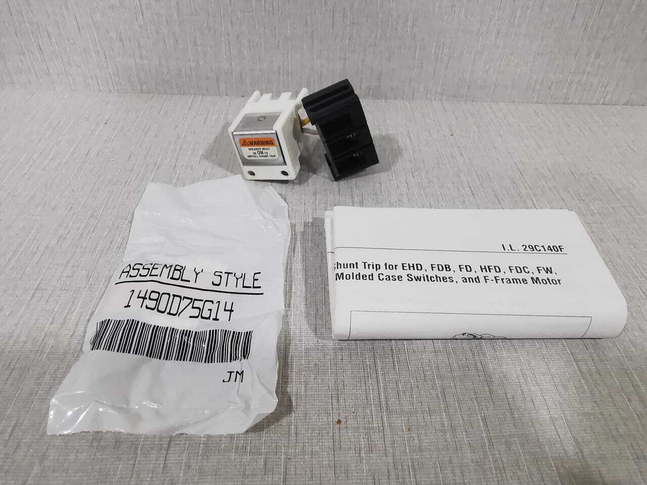 Eaton SNT1RT12K EATON SNT1RT12K SHUNT TRIP 1490D75G14 5
