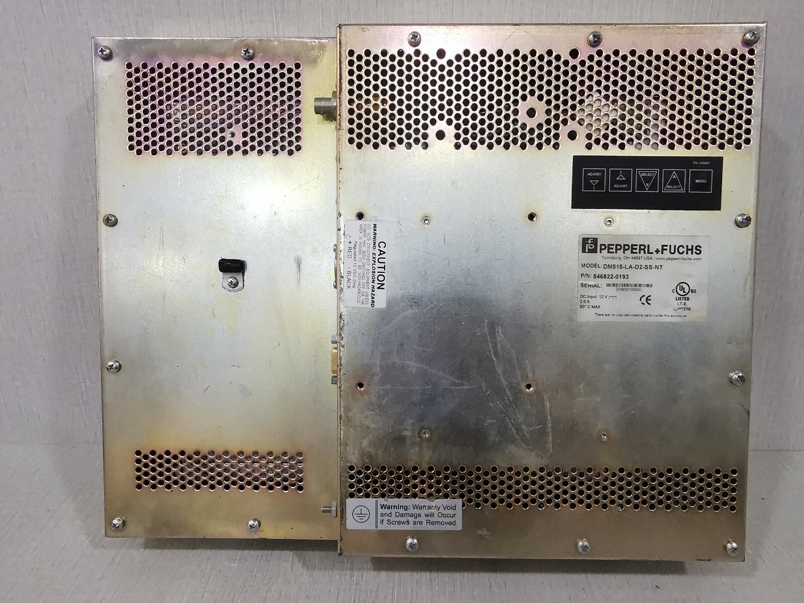 Pepperl+Fuchs DM515-LA-D2-SS-NT PEPPERL+FUCHS DM515-LA-D2-SS-NT OPERATOR INTERFACE 3