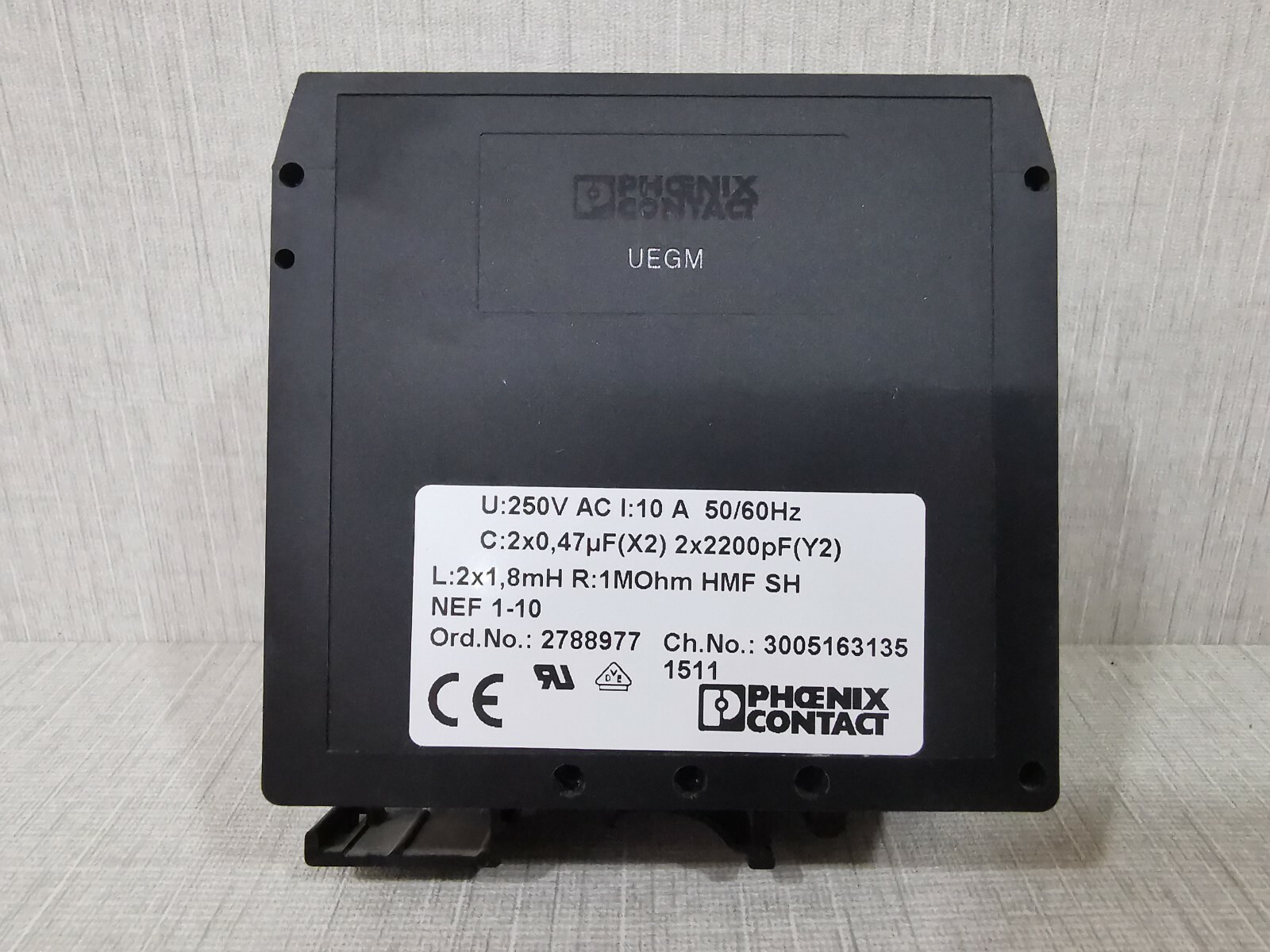 Phoenix Contact 2788977 Phoenix Contact NEF 1-10 FILTER RELAY MODULE 2788977 2