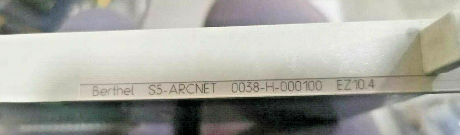 berthel EZ04 Berthel S5 ARCNET 0038-H-000100 EZ04 6