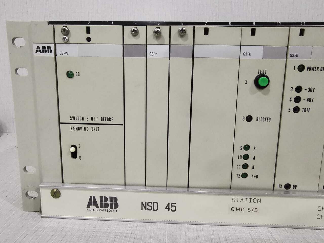 ABB NSD-45 ABB NSD 45 / HE368413 / HENF 105166 R2 / HE 491789-935 CONTROL DEVICE 3