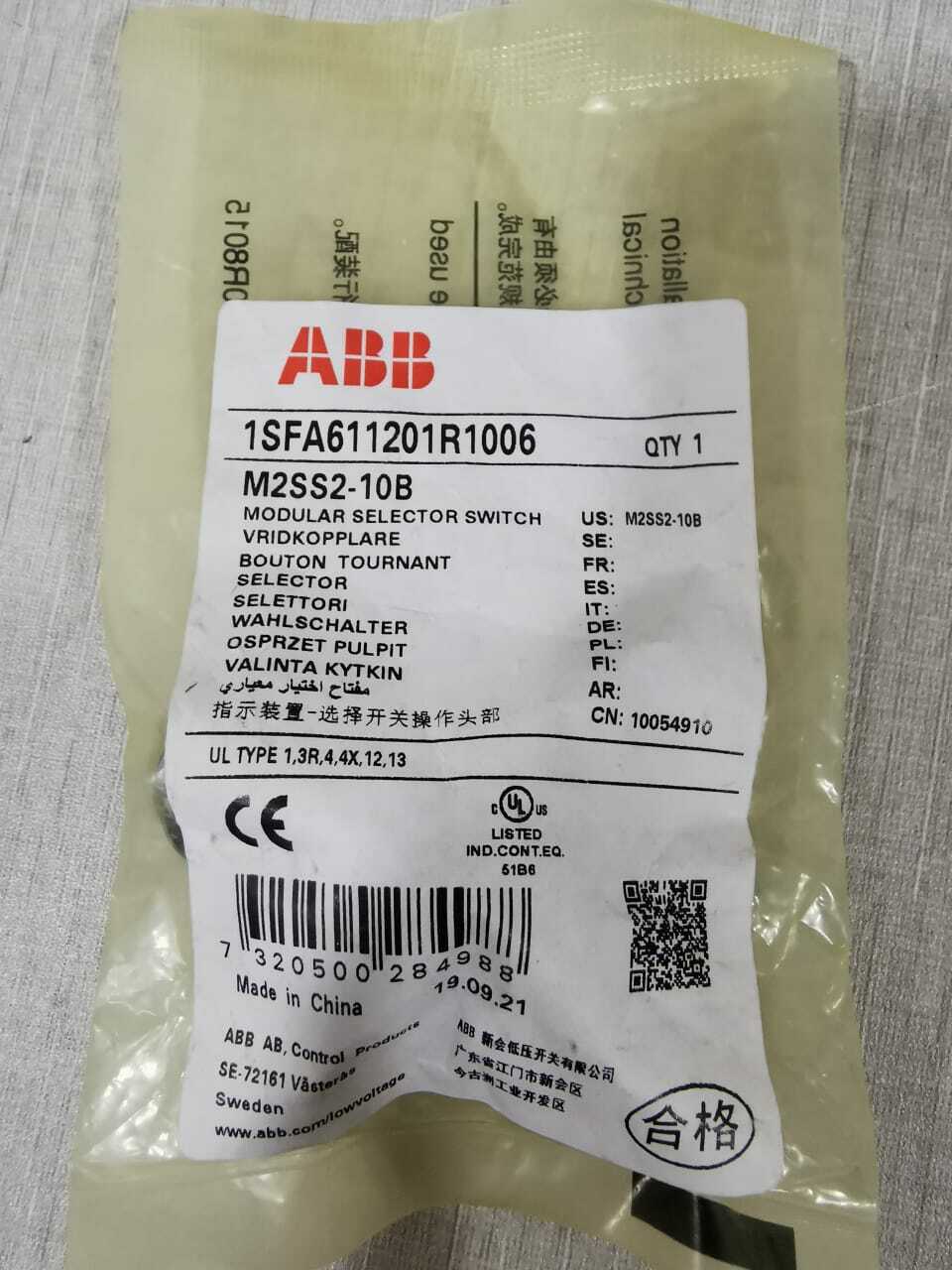 ABB 1SAF611201R1006 Modular Selector Switch
