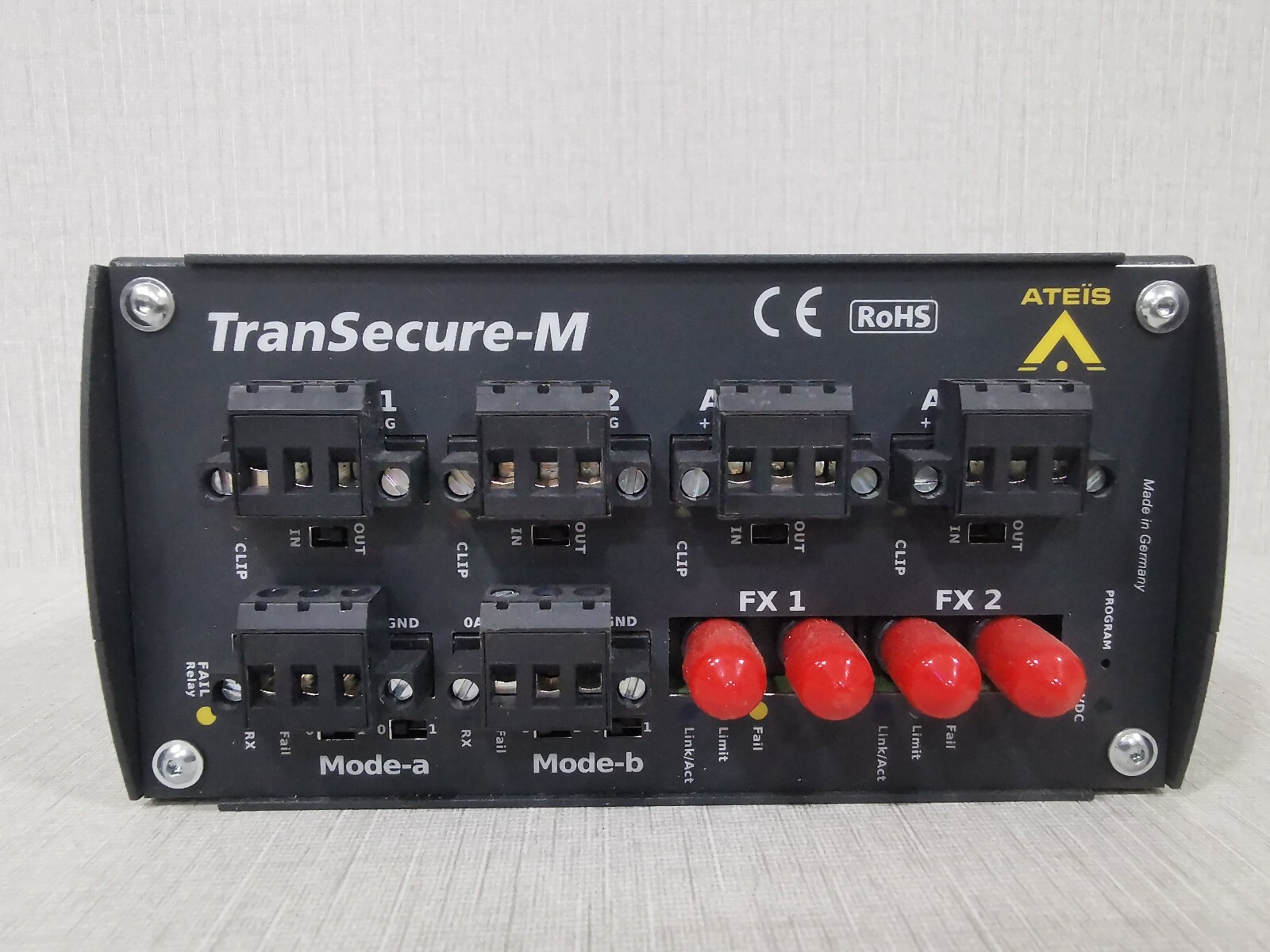 ATEIS 024000371-V2.0 ATEIS TranSecure-M 024000371-V2.0 Audio Receiver DL-TRX-R-4A-2D-2x13-MM-ST 2