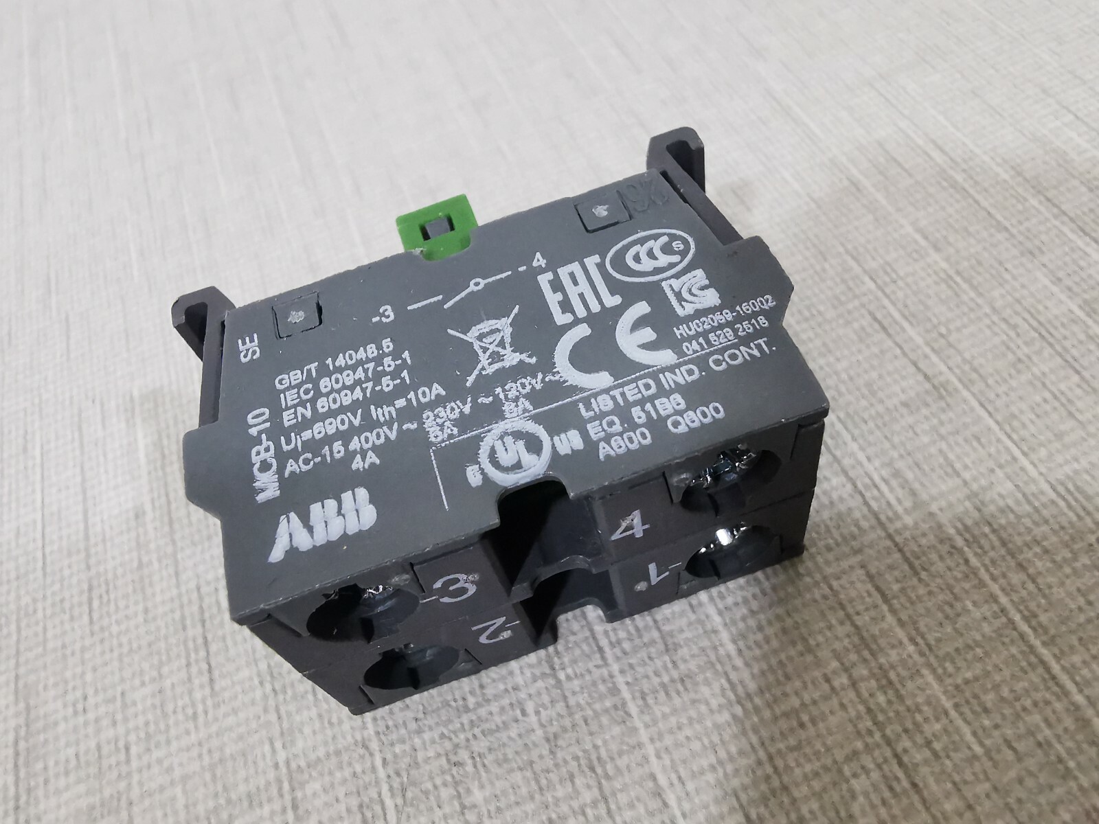 ABB MCB-11 ABB MCB-11 Contact Block 1SFA611610R1011 4