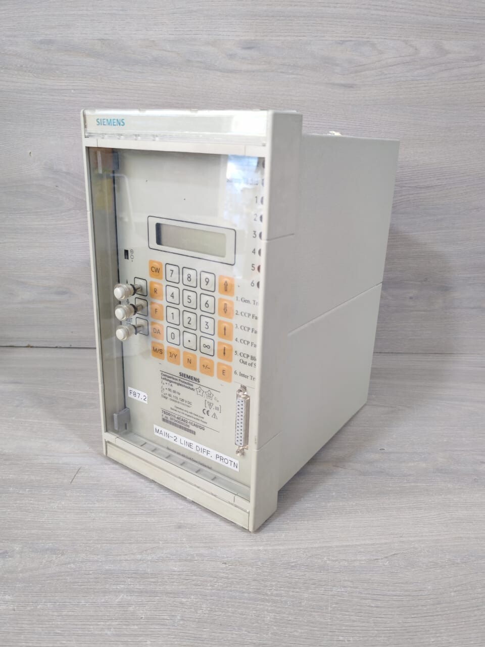 Siemens 7SD5111-4CA02-1CA0/GG SIEMENS 7SD5111-4CA02-1CA0/GG Comparison Protection Relay 4