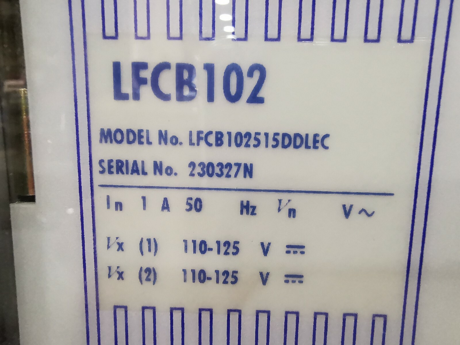 Alstom LFCB102 ALSTOM LFCB102/ LFCB102515DDLEC Digital Current Differential Relay 3