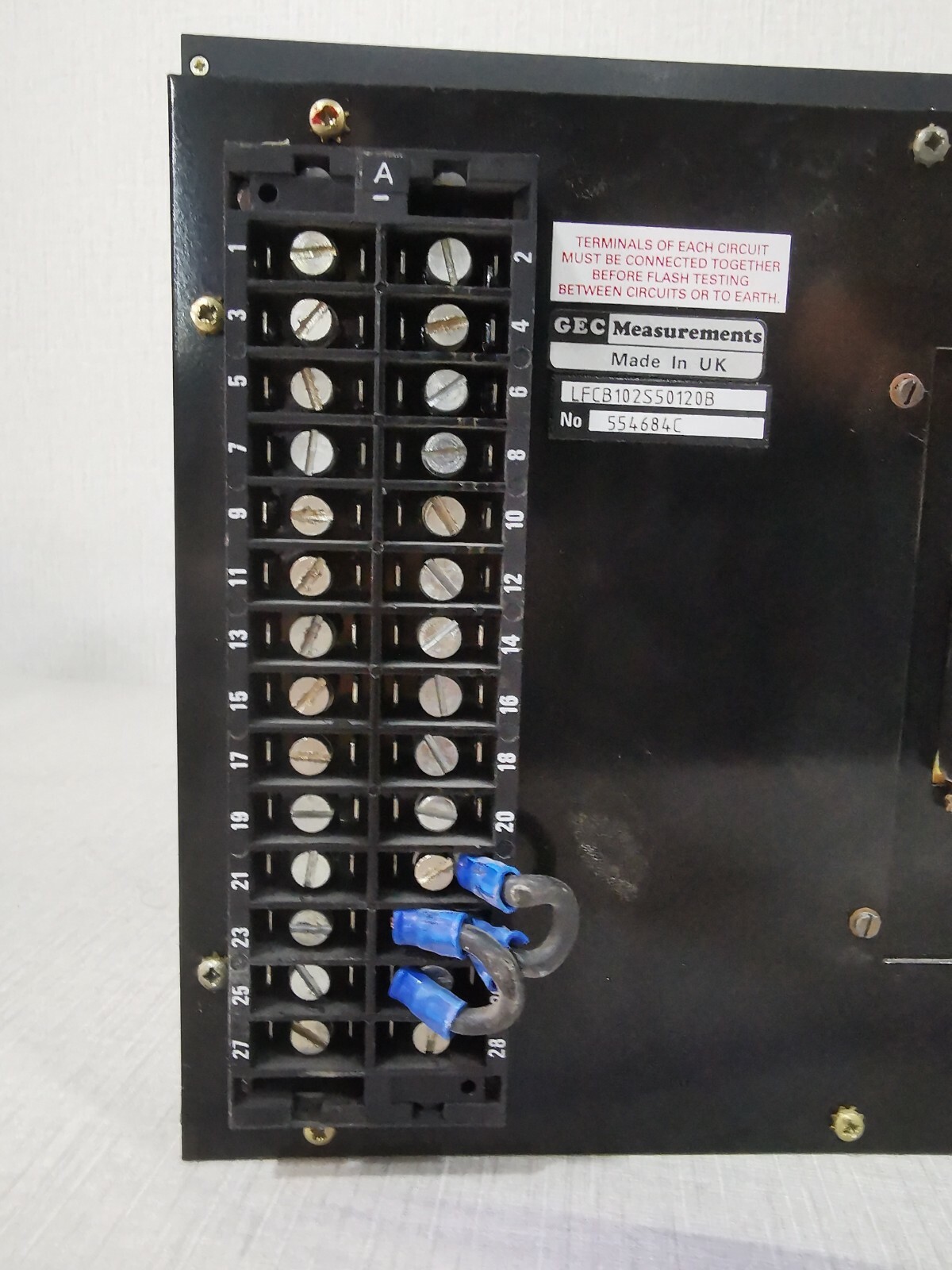 GEC ALSTHOM LFCB-102 GEC ALSTHOM LFCB 102 / LFCB102S50120B Digital Current Differential Relay 7