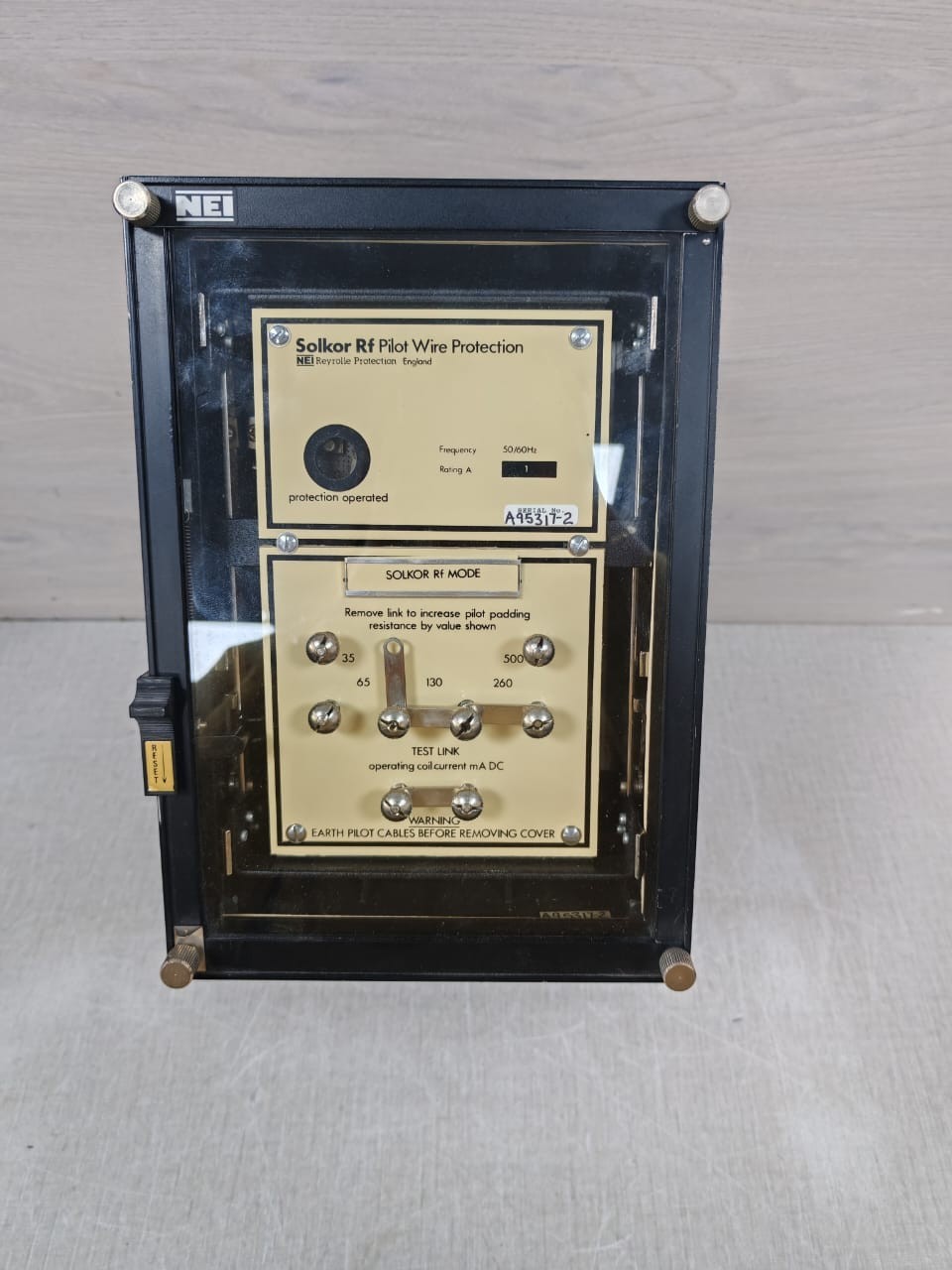 Reyrolle SOLKOR-RF-PILOT-WIRE-PROTECTION NEI Reyrolle Solkor Rf Pilot Wire Protection 93413-02 2