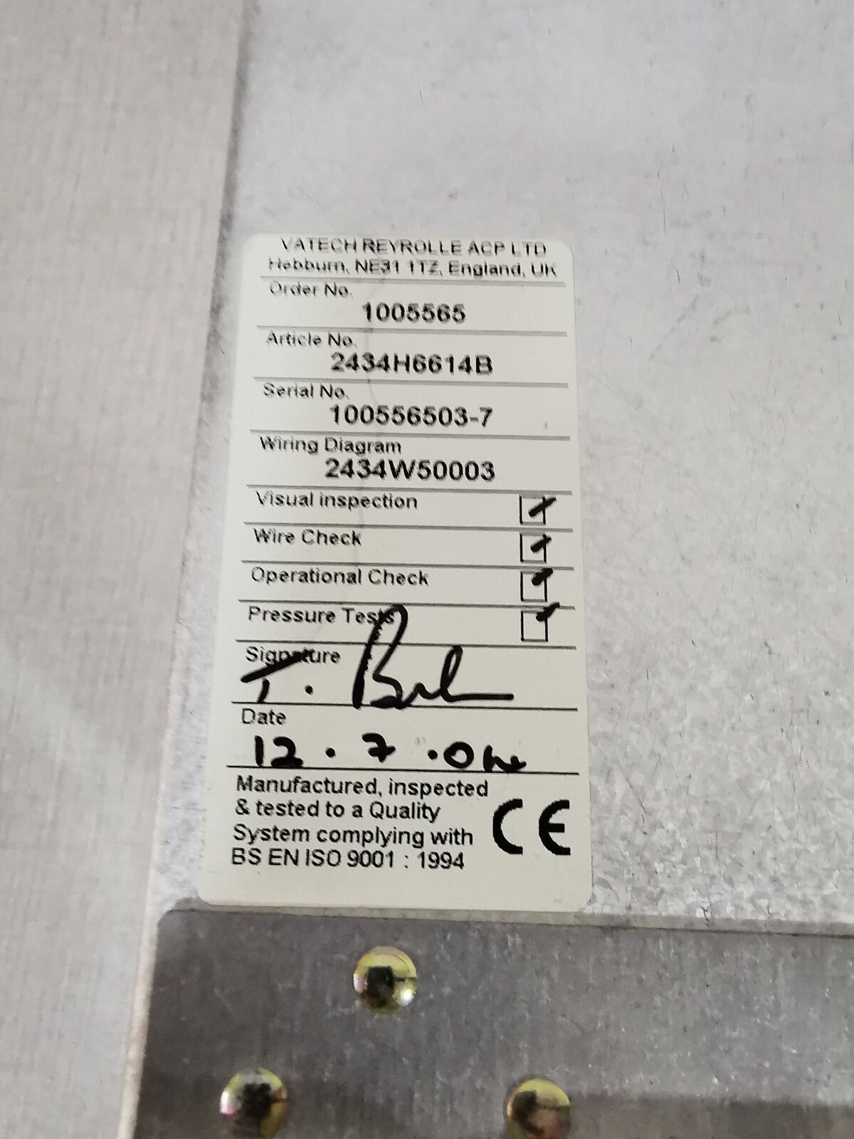 Reyrolle DCD614B Reyrolle ARGUS 2 DCD614B Relay 4
