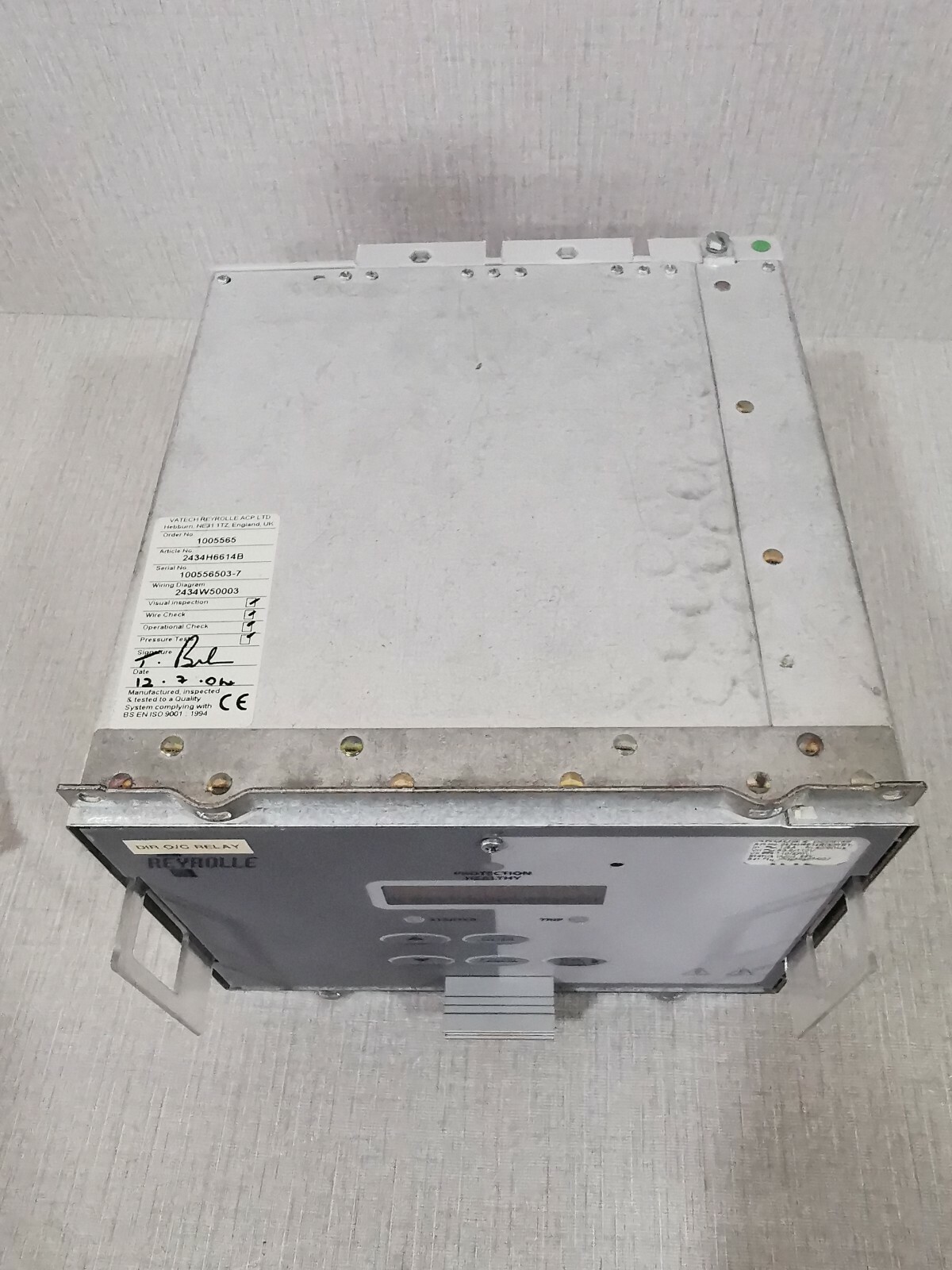 Reyrolle DCD614B Reyrolle ARGUS 2 DCD614B Relay 5