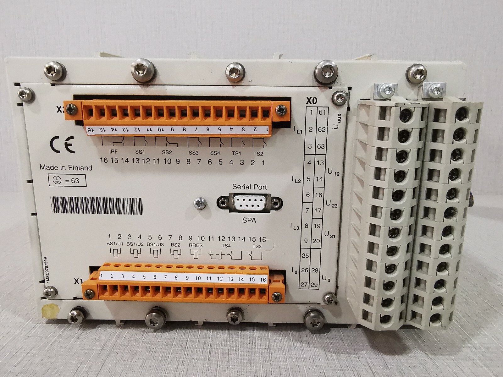 ABB SPAS-348 ABB SPAS 348 C3 Feeder Protection Relay 80-264V 8