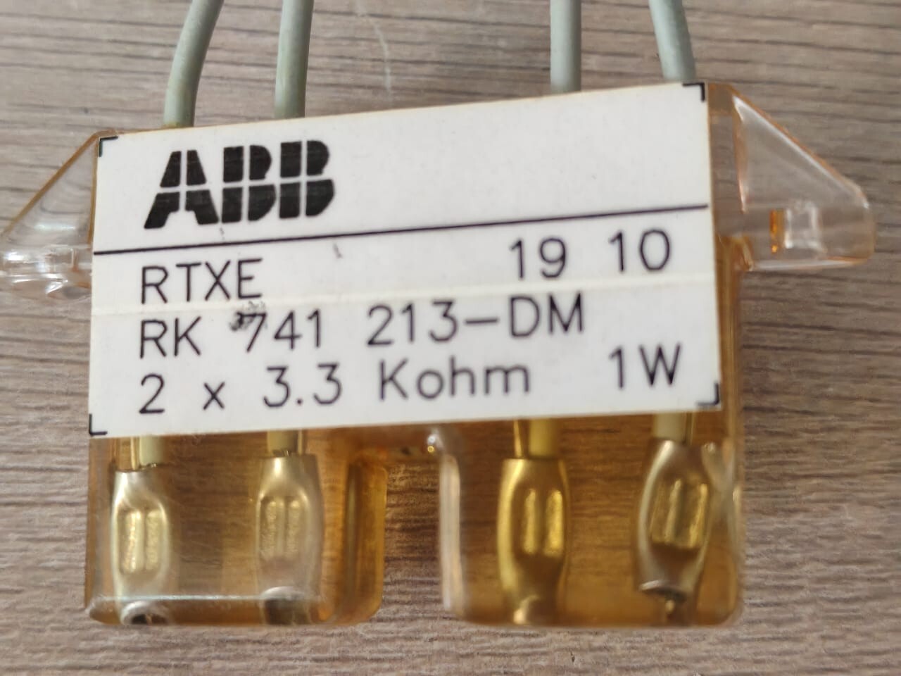 ABB RTXE-19-10 ABB RTXE 19 10 / RK 741 213-DM 2 X 3.3 KOHM 1W 2