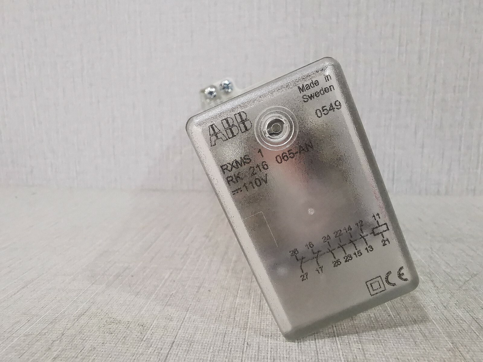 ABB RXMS 1 RK 216 065-AN 110V ABB RXMS 1 RK 216 065-AN 110V RELAY 2