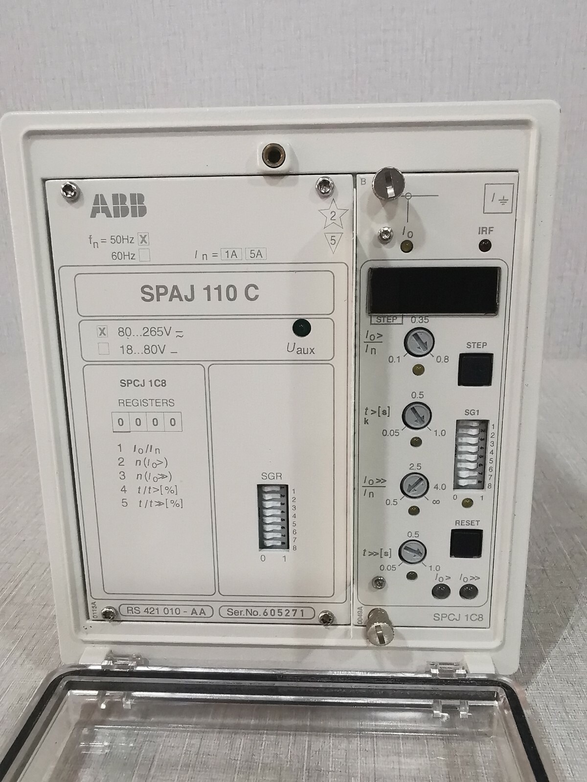 ABB SPAJ 110 C-AA ABB OY DISTRIBUTION AUTOMATION SPAJ 110 C/ SPAJ 110 C-AA REV.APROTECTION RELAY 3