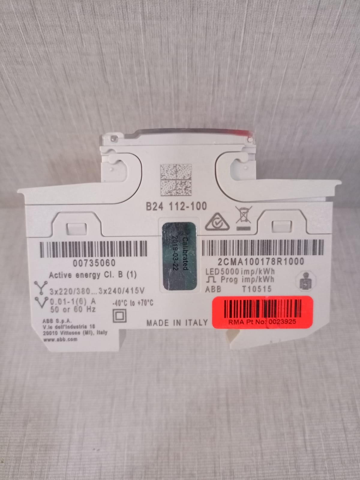 ABB 2CMA100178R1000 ABB B24 112-100 2CMA100178R1000 POWER METER 10