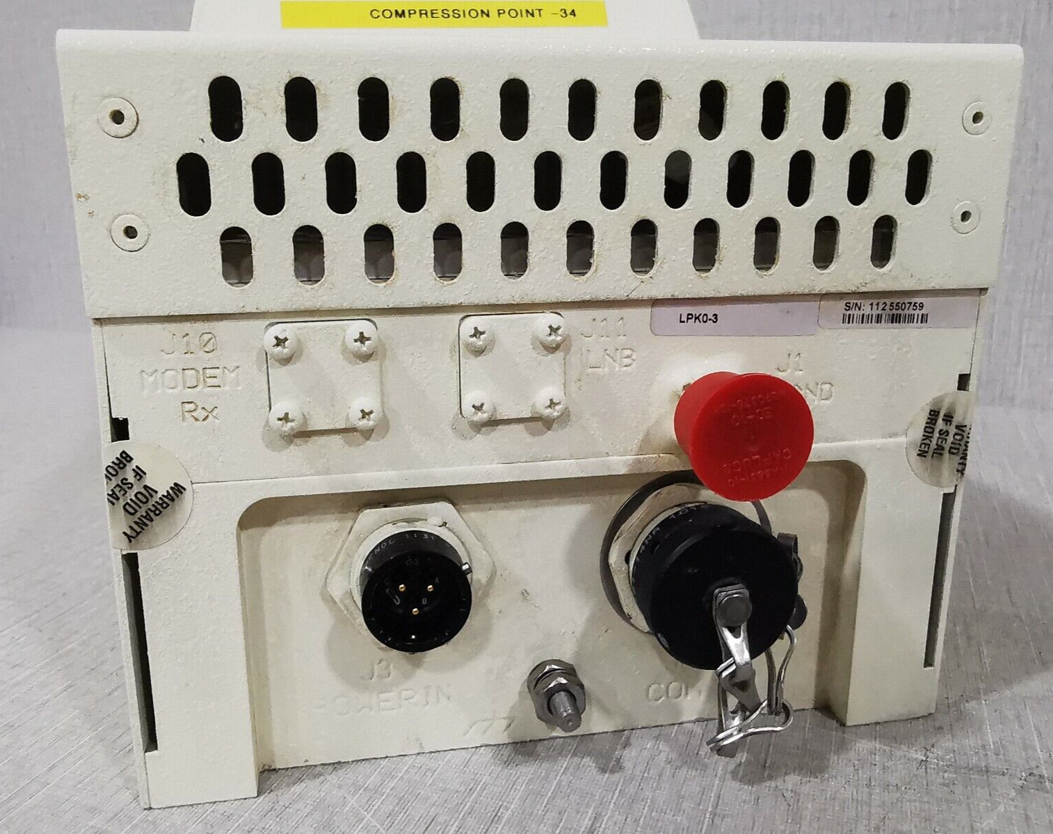 COMTECH 17695-01 COMTECH 17695-01 COMPRESSION POINT-34 / LPK0-3 16W 950-1700MHz 5