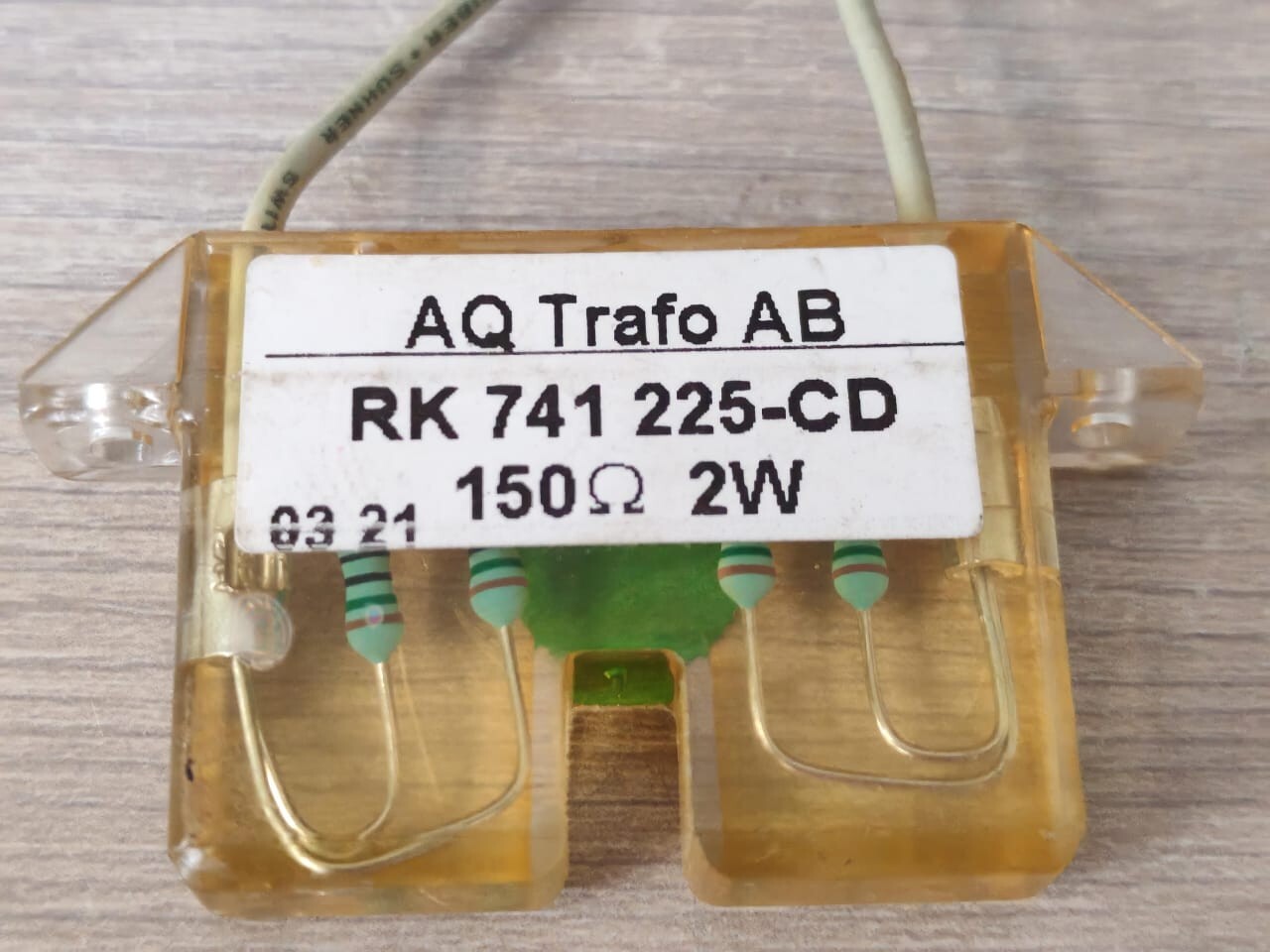 AQ Trafo AB RK 741 225-CD AQ TRAFO AB RK 741 225-CD 150 2W 3