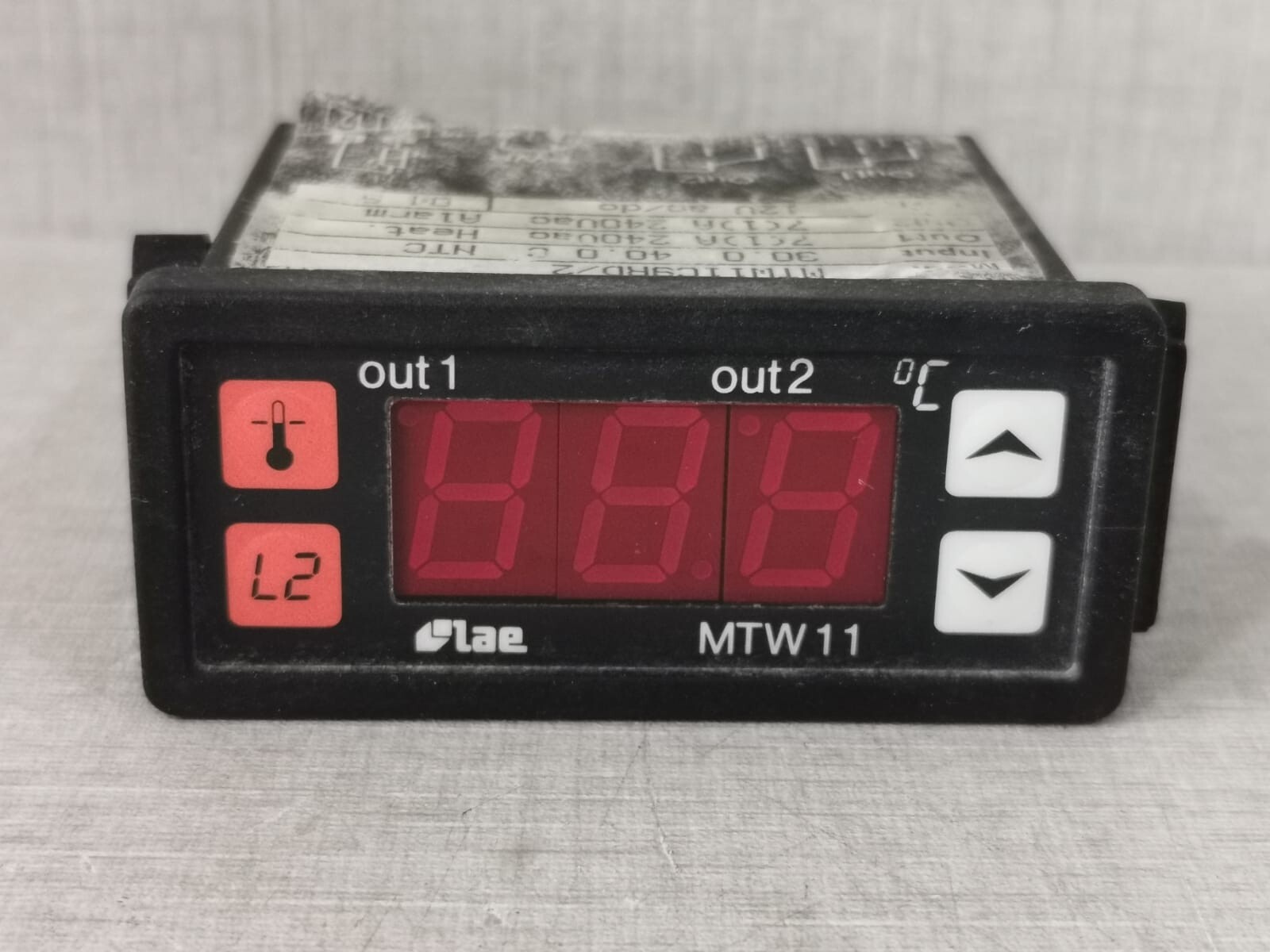 Lae Electronic MTW11C9RD/2 Lae Electronics MTW11 / MTW11C9RD/2 240VAC 3