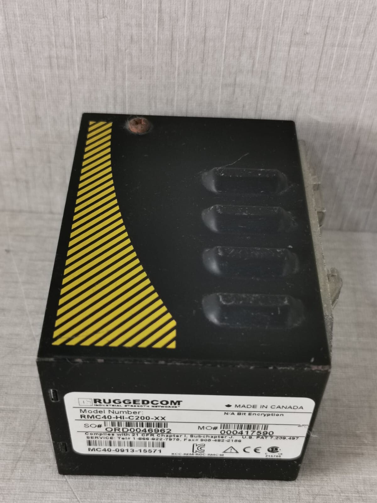 RUGGEDCOM RMC40-HI-C200-XX RUGGEDCOM RMC40-HI-C200-XX Ethernet Switch 6