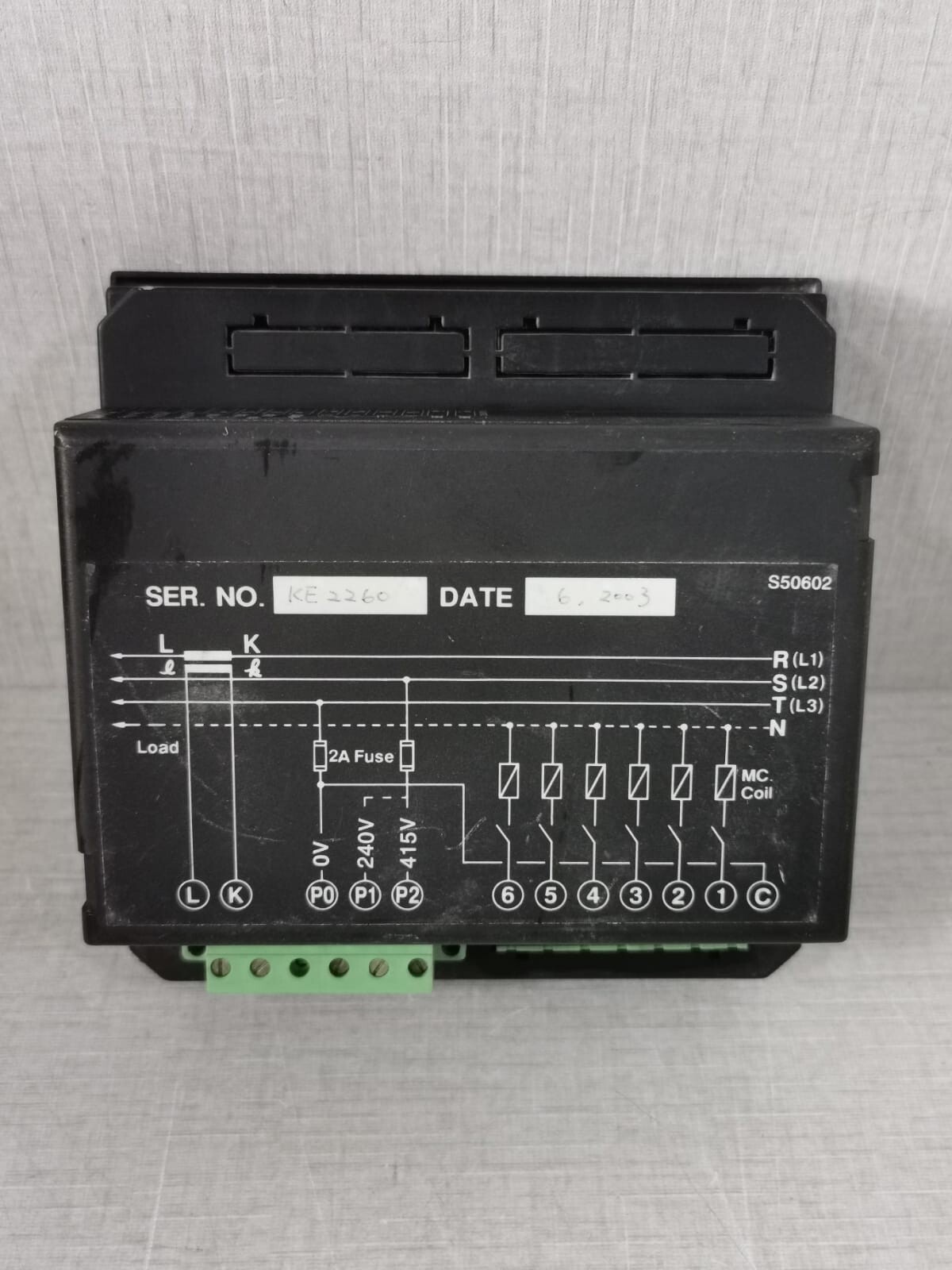 COS S5-6D COS REACTIVE POWER REGULATOR S5-6D 8