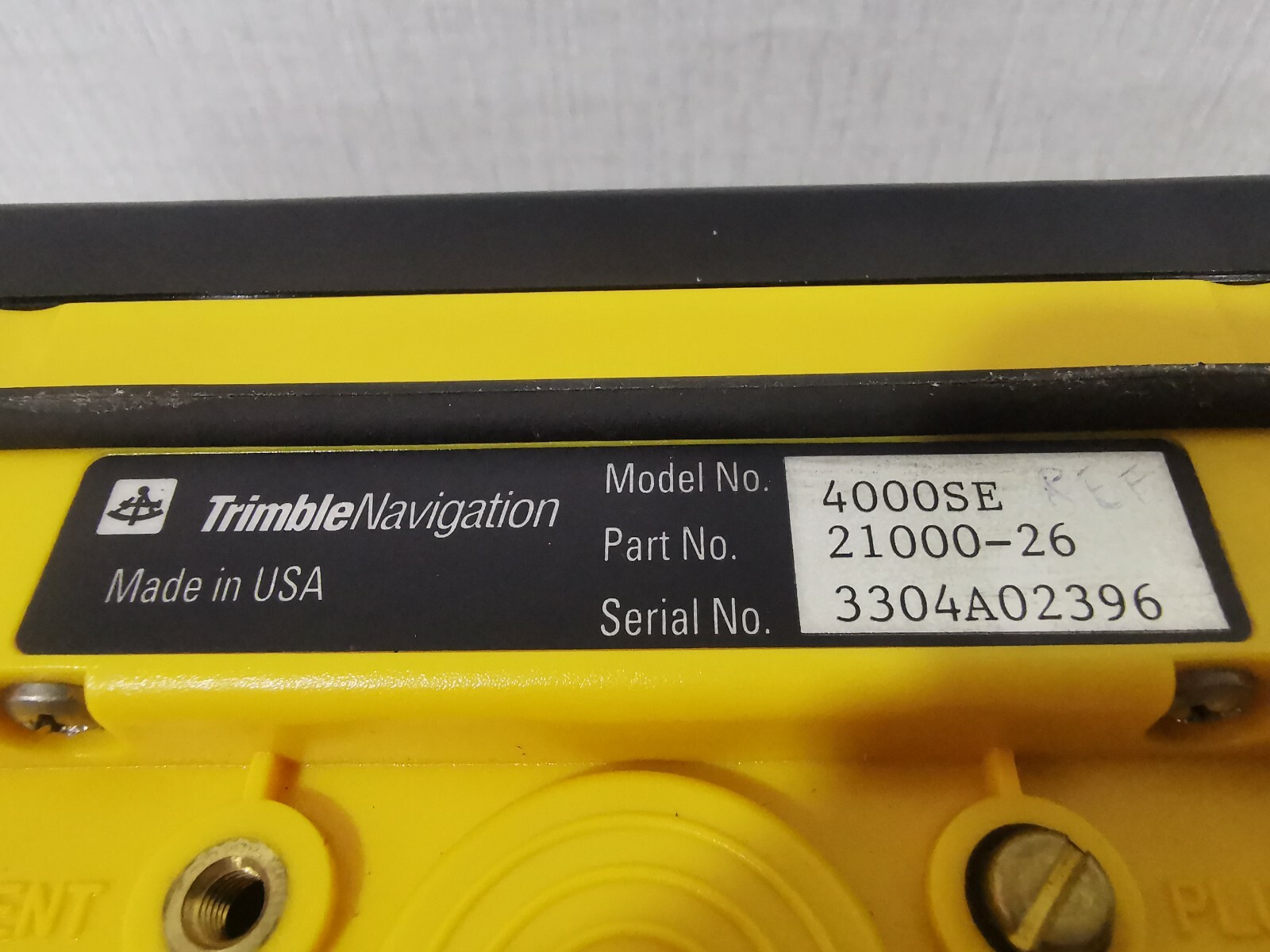 Timble 21000-26 Trimble Navigation 4000SE / 21000-26 6