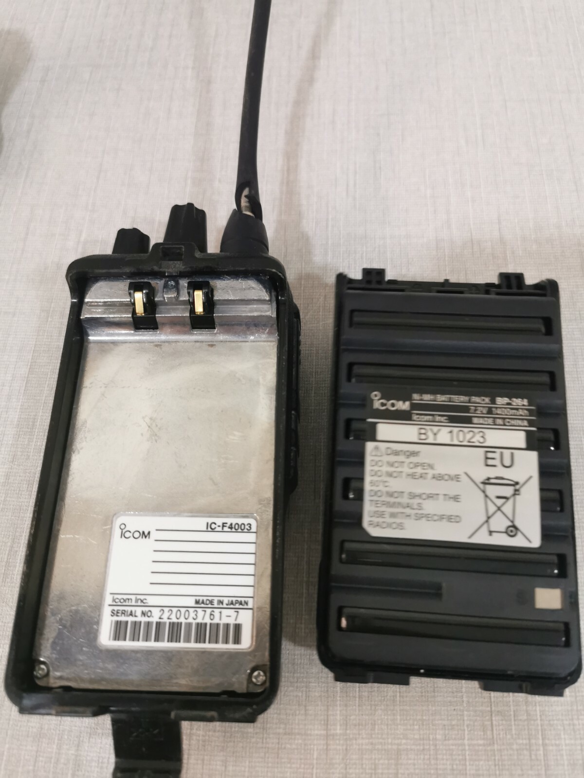 ICOM IC-F4003 ICOM IC-F4003 Regular Charger Portable Radio 5
