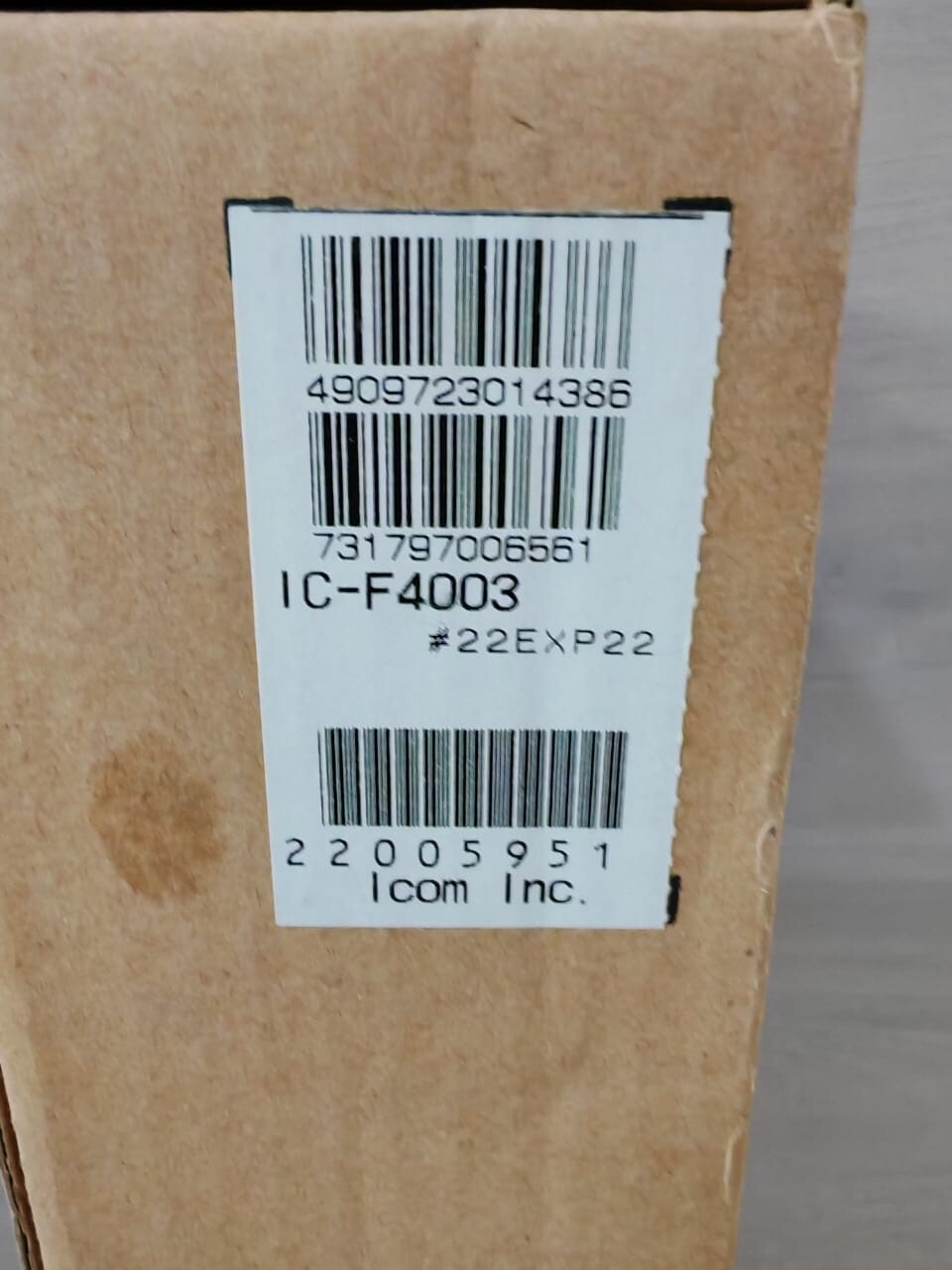 ICOM IC-F4003 ICOM IC-F4003 Regular Charger Portable Radio 8