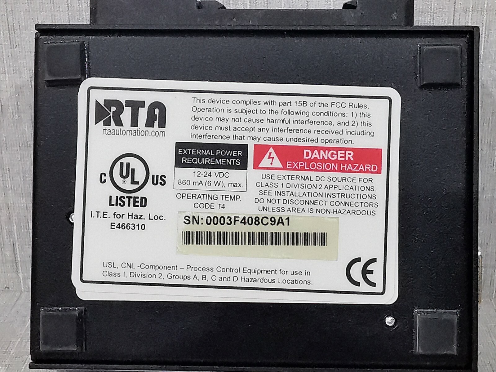 RTA 460MMBS-PROTOCOL-GATEWAY RTA 460MMBS PROTOCOL GATEAWAY 7