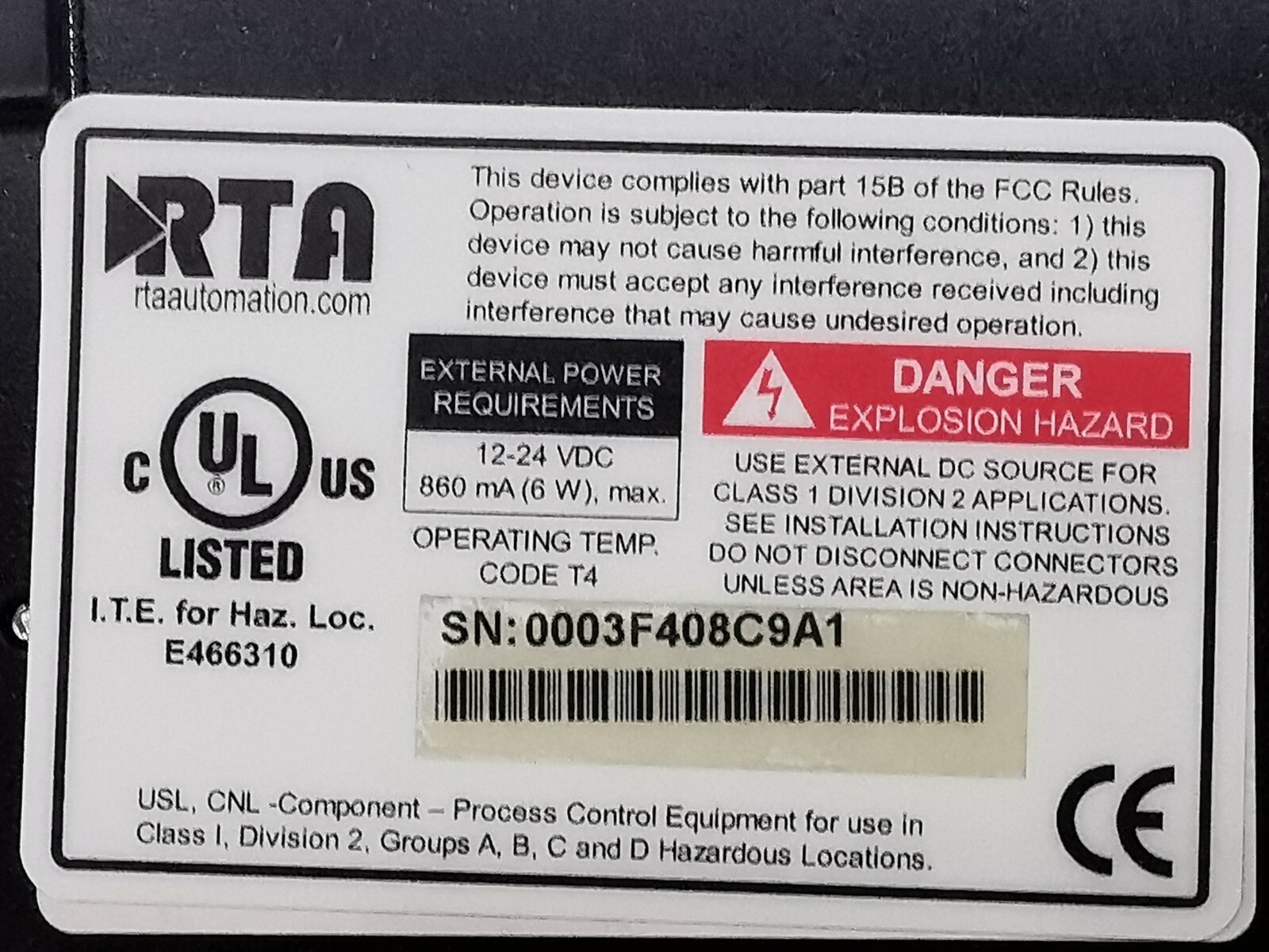 RTA 460MMBS-PROTOCOL-GATEWAY RTA 460MMBS PROTOCOL GATEAWAY 8