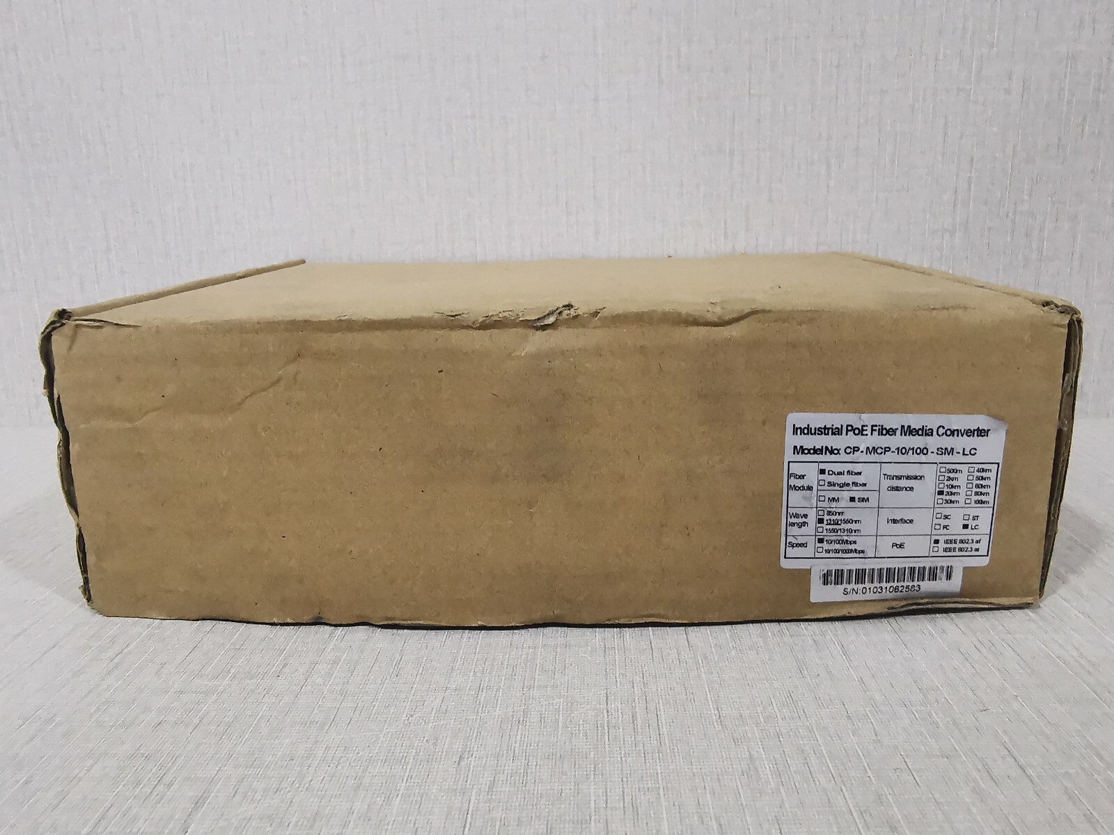 Unbranded CP-MCP-10/100-SM-LC Industrial PoE Fiber Media Converter CP-MCP-10/100-SM-LC 6