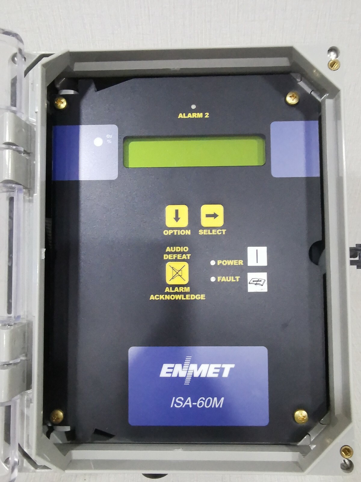 ENMET ISA-60M ENMET ISA-60M GAS OXYGEN MONITOR ALARM 100-240VAC W/O ANY ACCESSORIES 2