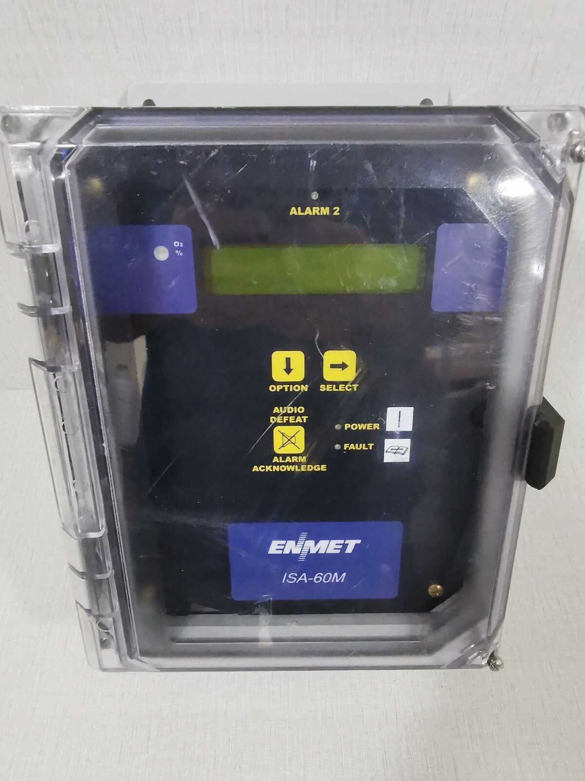 ENMET ISA-60M GAS OXYGEN MONITOR ALARM 100-240VAC W/O ANY ACCESSORIES
