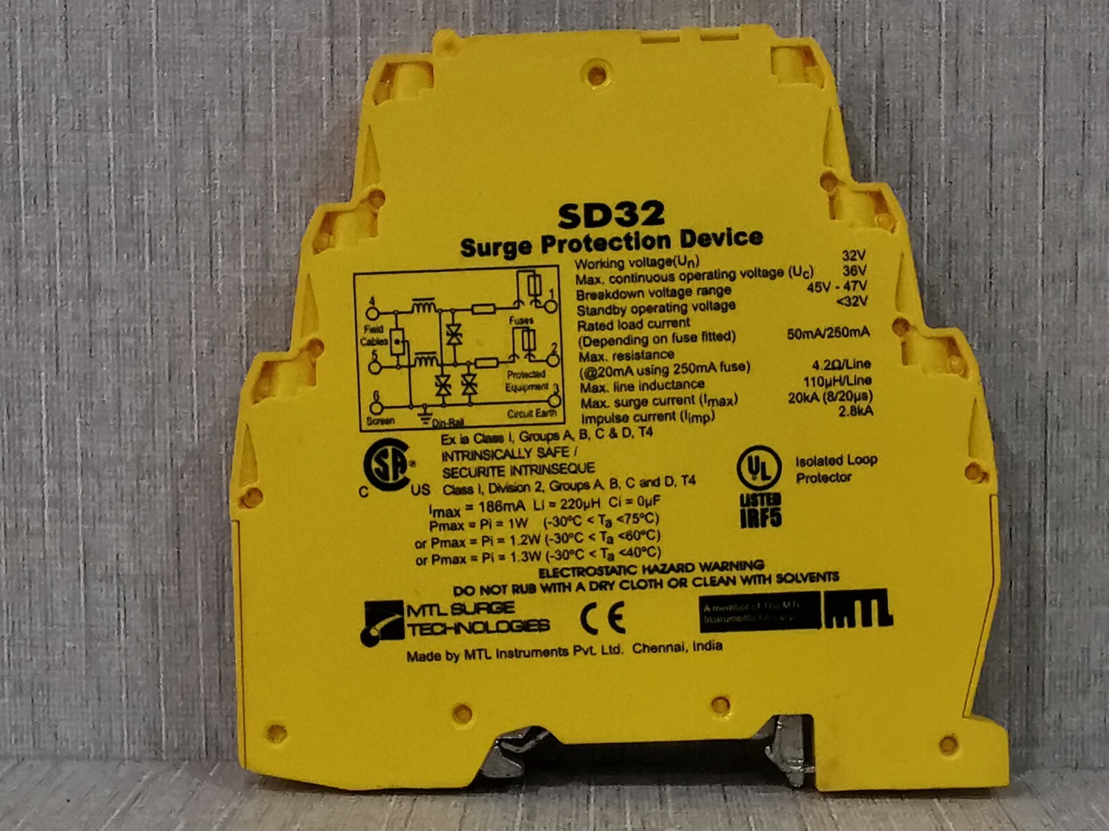 MTL SD32 MTL SD32 Surge Protection Device 3