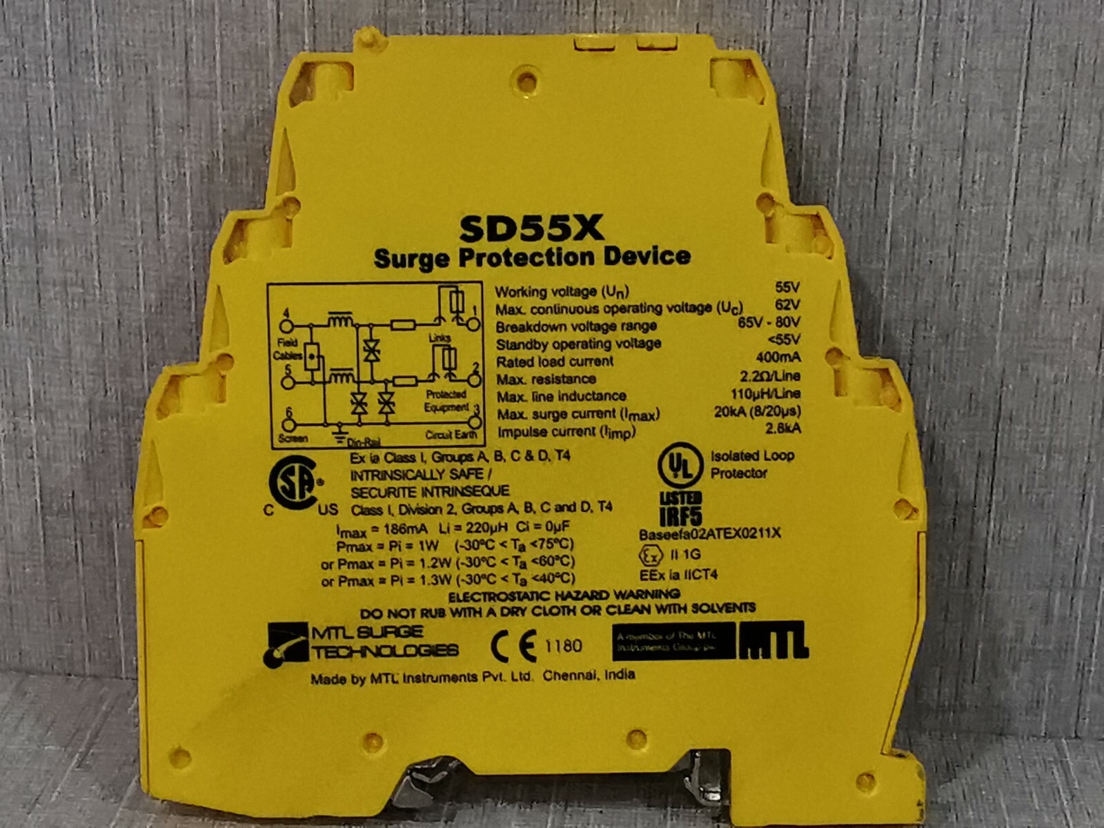 MTL SD55X MTL SD55X Surge Protection Device SLP Series 2