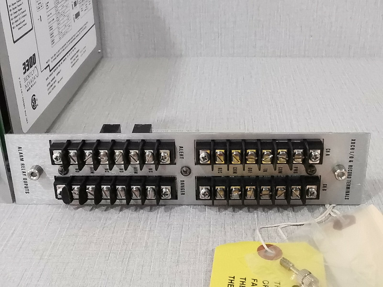 Bently Nevada 135313-01 / ASSY78462-01 AB Bently Nevada 3300/20 DUAL THRUST MONITOR 135313-01 / ASSY78462-01 AB 3