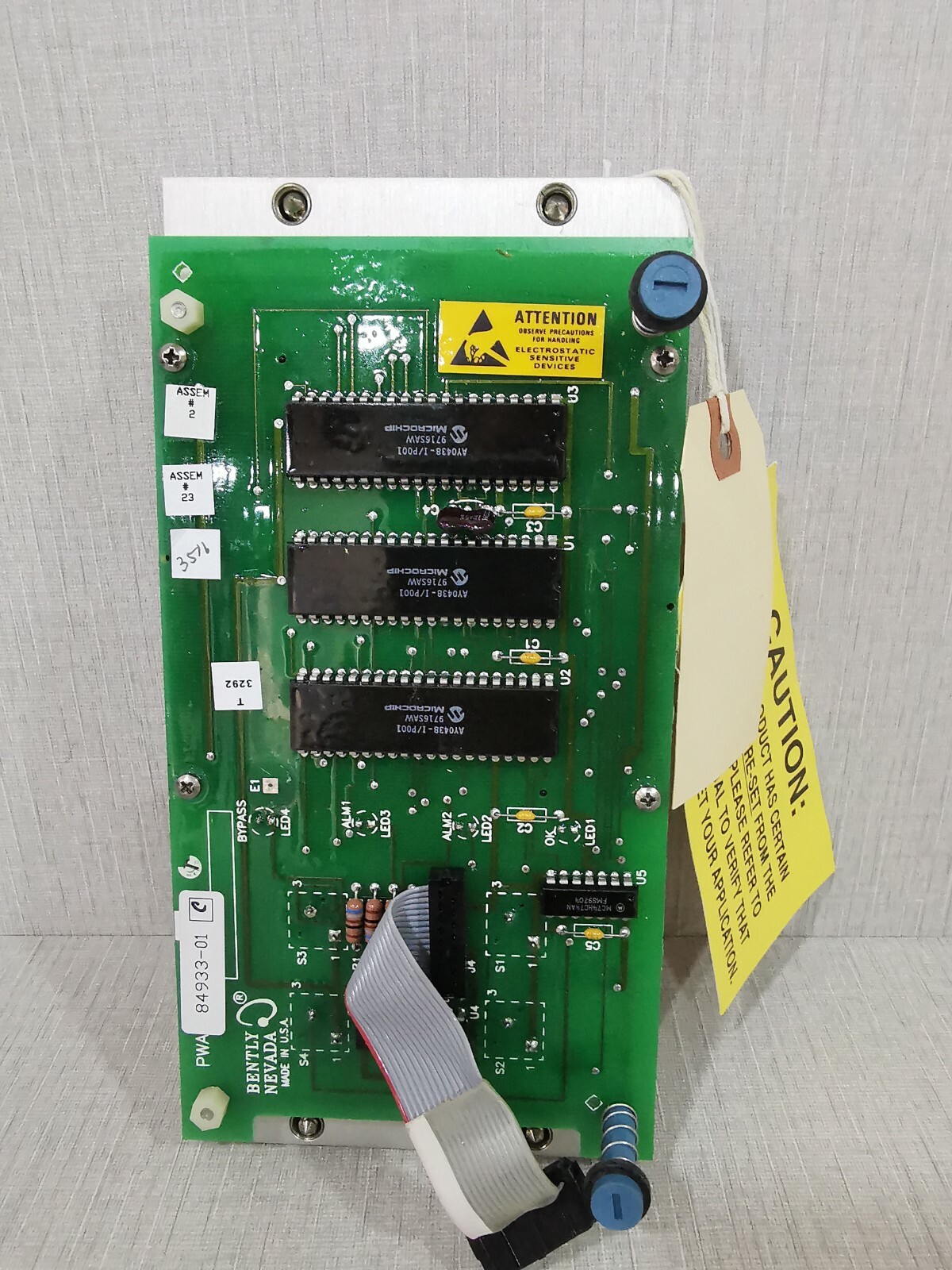Bently Nevada PWA 84933-01 Bently Nevada 3300/30 SIX CHANNEL TEMPERATURE MONITOR PWA 84933-01 4