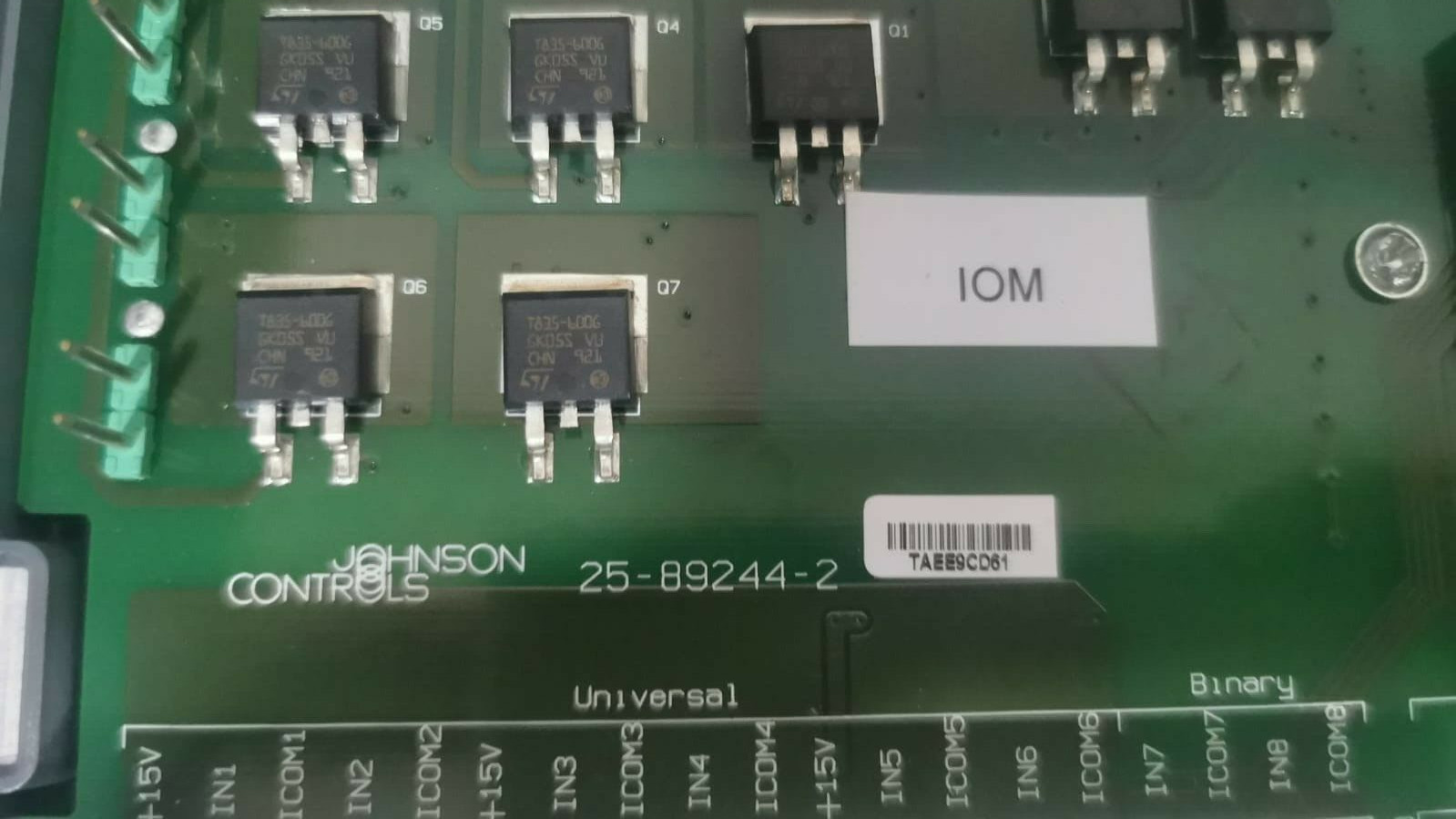 Johnson Controls MS-IOB4710-0 JOHNSON CONTROLS 25-89244-2 / MS-IOB4710-0 4