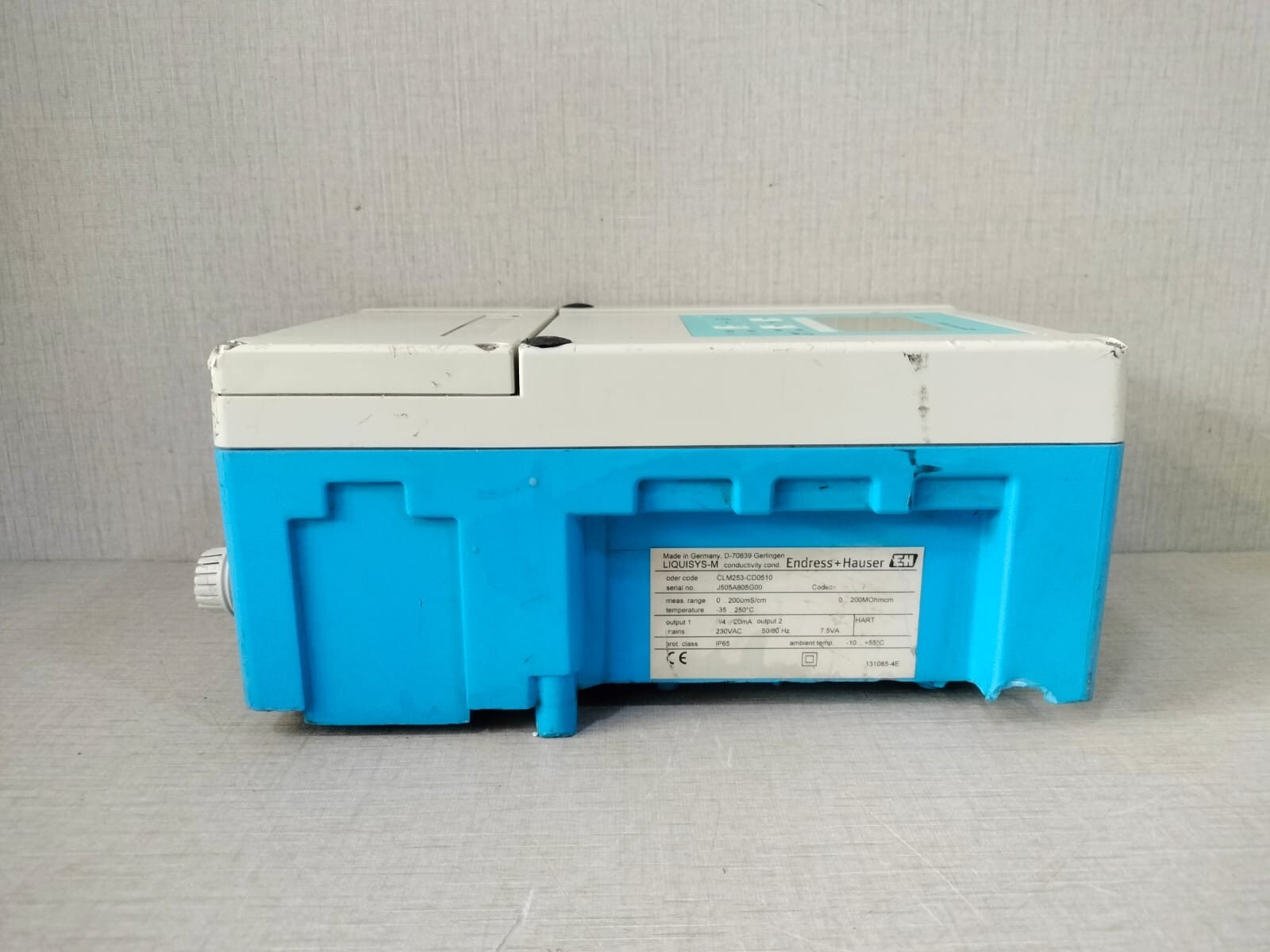 Endress+Hauser Liquisys-M CLM253-CD0510 Endress+Hauser Liquisys-M CLM253-CD0510 CONDUCTIVITY TRANSMITTER 9