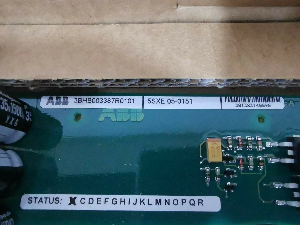 ABB 3BHB003387R0101 ABB 3BHB003387R0101 5SXE 05-0151 PRINTED CIRCUIT BOARD 2