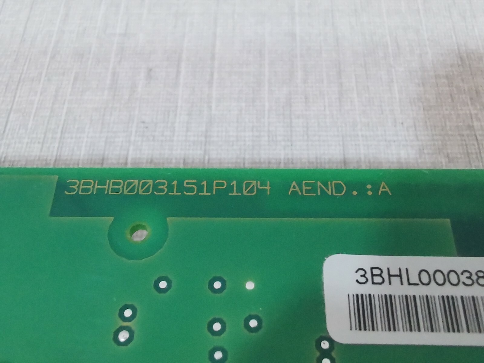 ABB 3BHB003387R0101 ABB 3BHB003387R0101 5SXE 05-0151 PRINTED CIRCUIT BOARD 9