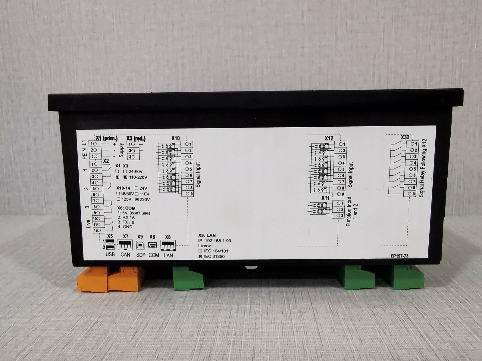 EES USM16E-55-850-XXX-R-15 EES 59UW55EF0R15 Panel Mounted Fault Annunciator Series USM16E-55-850-XXX-R-15 2