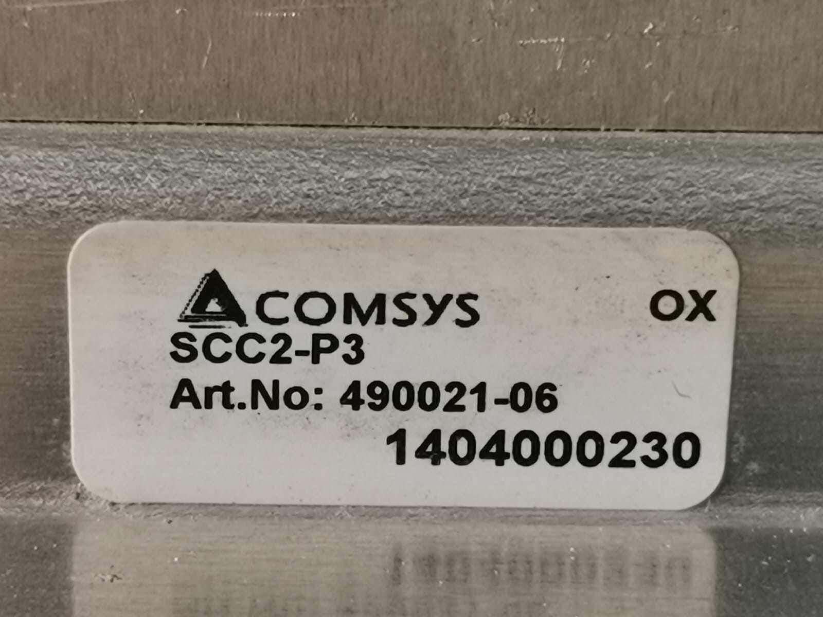 COMSYS SCC2 COMSYS SCC2-P3 CONTROL COMPUTER 3