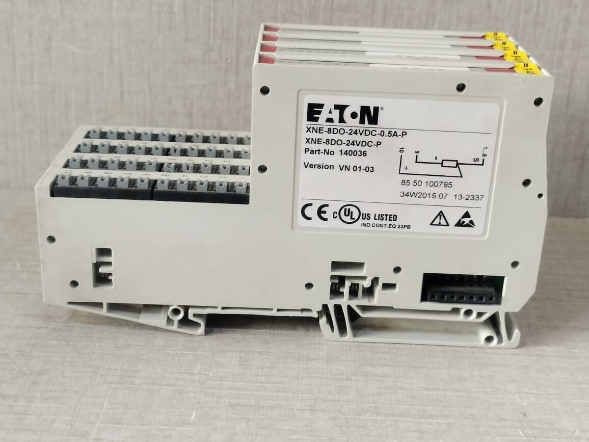 Eaton XNE-8DO-24VDC-0.5A-P EATON XNE-8DO-24VDC-0.5A-P DIGITAL OUTPUT MODULE 140036 5
