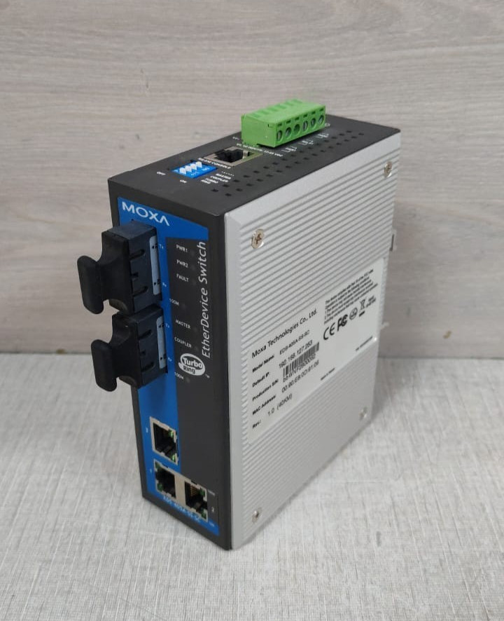 MOXA P/N 1201000001000 REV.1.0 MOXA EtherDevice Switch EDS-405A-SS-SC P/N 1201000001000 REV.1.0-W/O DATA CABLE 5