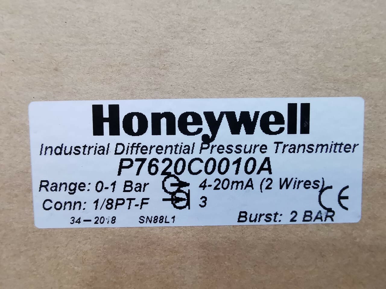 Honeywell P7620C0010A Honeywell P7620C0010A Pressure Sensor 6