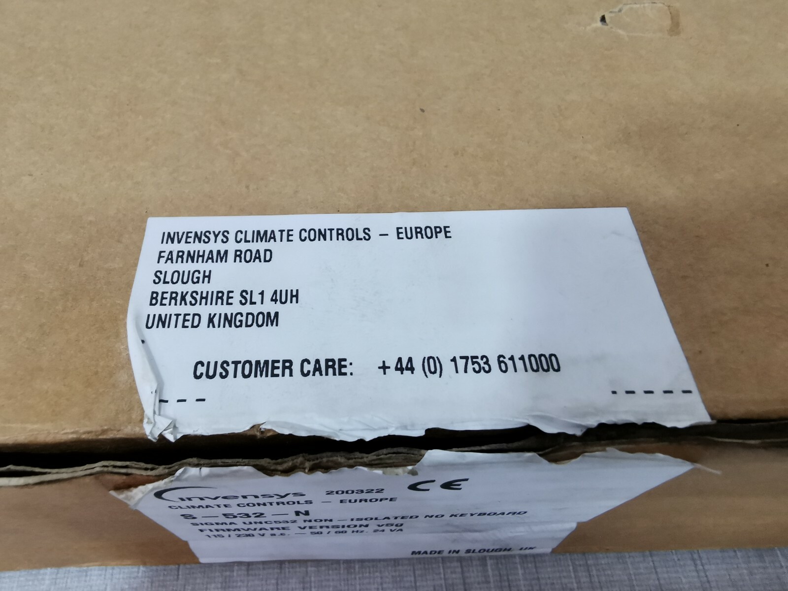 Invensys S-532-N INVENSYS S-532-N / UNC532 FIRM.VER v5g 115/230VAC 50/60Hz 24VA 5