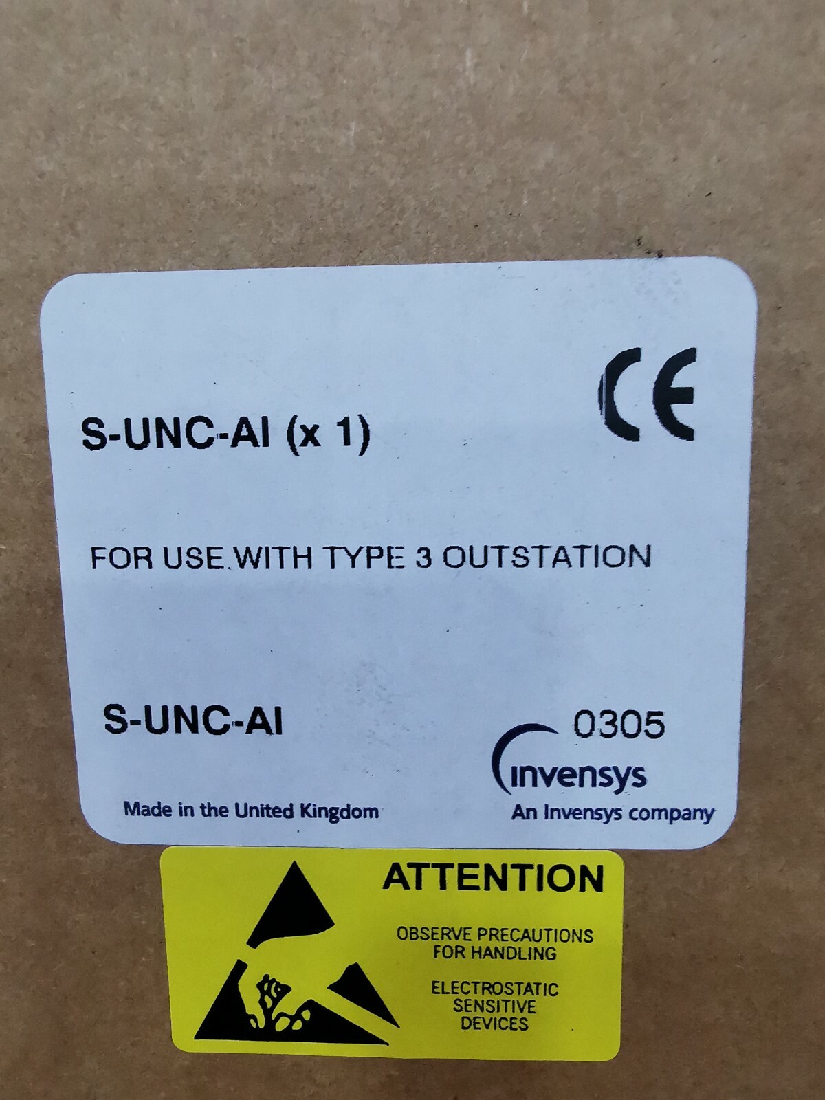 Invensys BOARD-027931 Invensys S-UNC-AI (x 1) PCB BOARD 027931 6