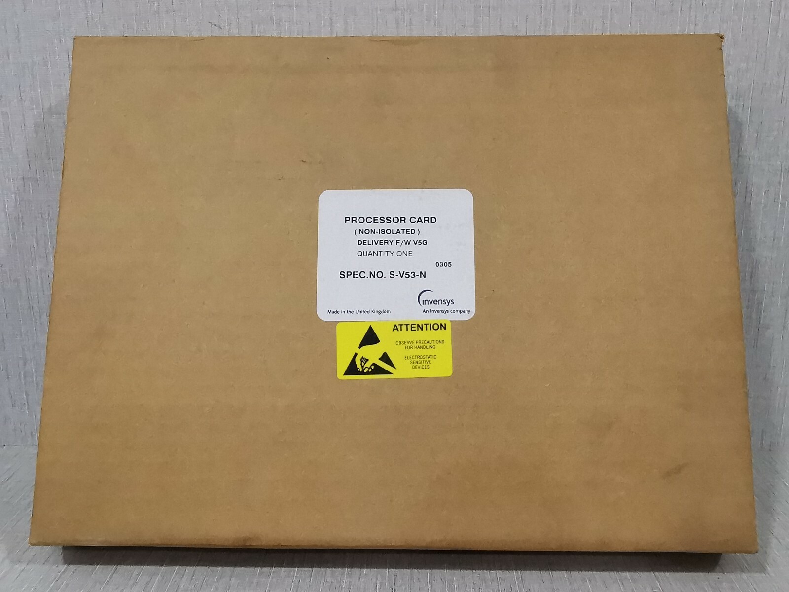 Invensys CARD-027924 Invensys S-UNC-AI PROCESSOR CARD 027924 2
