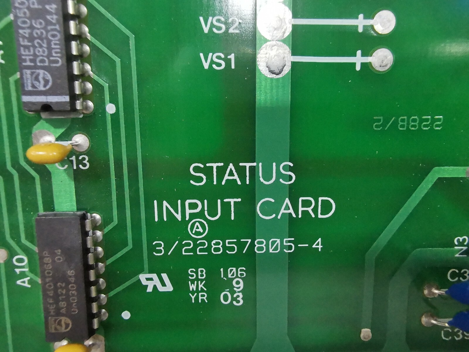 Invensys CARD-027874 Invensys S-UNC-DI CARD 027874 3